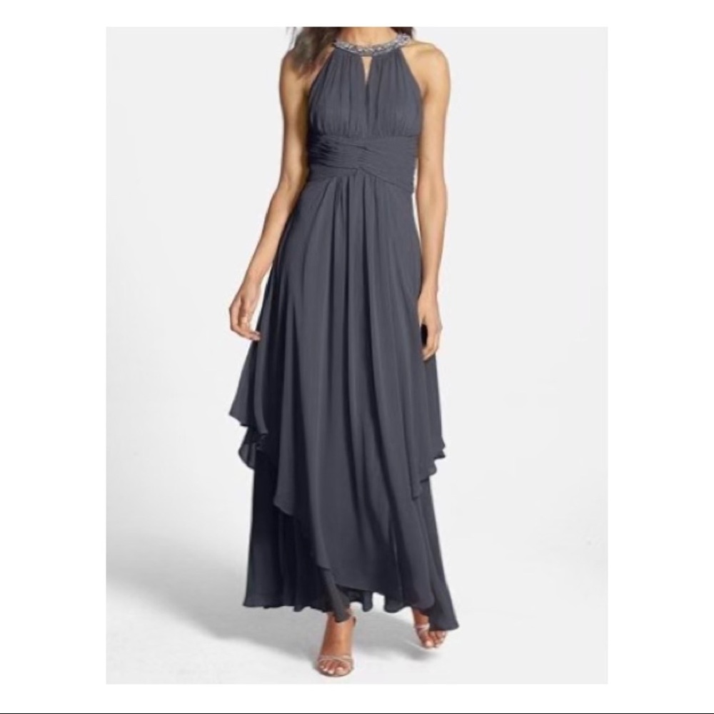 Mother of the Bride/Groom charcoal dress.  Worn once, non-smoking home.